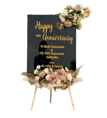 Papan Bunga Akrilik Petambakan